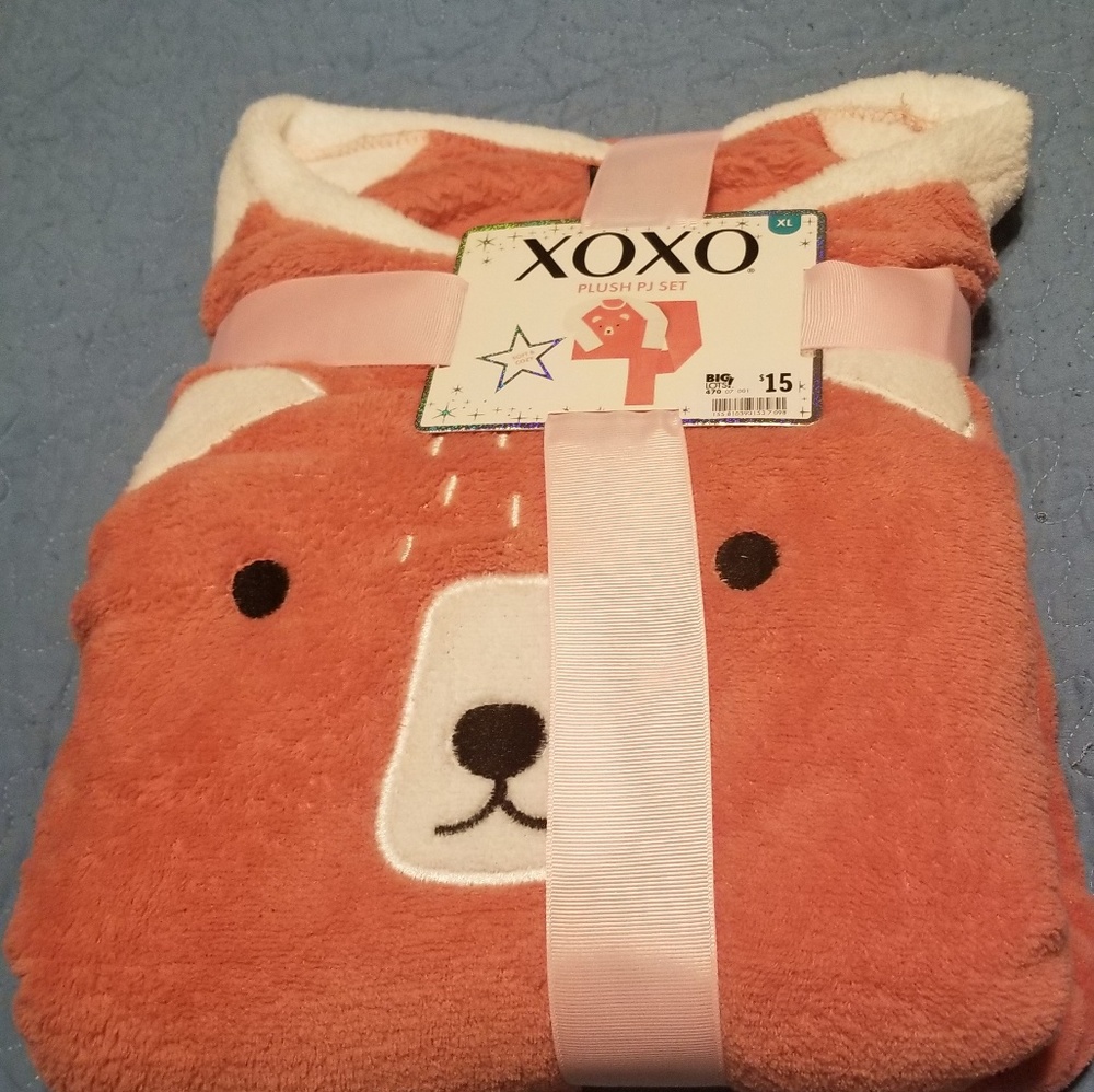 XOXO Plush PJ Set
